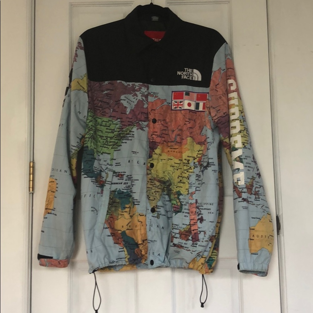 Supreme x North Face 2014 Map Jacket